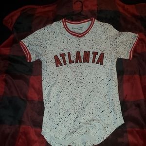 Atlanta OverSized Shirt(White/Red)